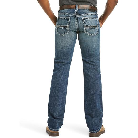 Ariat M7 Rocker Stretch Coltrane Stackable Straight-Leg Jeans for Men - 32x34 - Picture 2 of 10